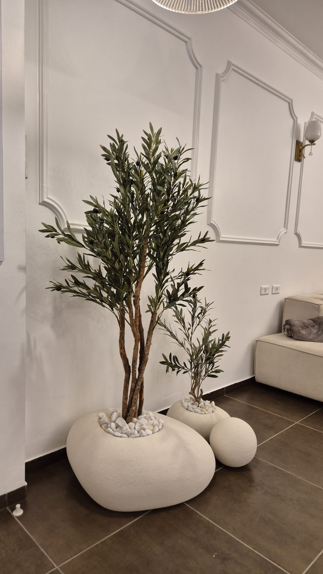 סט כדי טיפה ועץ זית